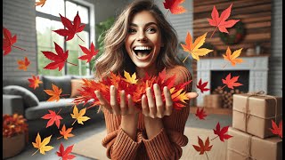 🍂 Geyee 108 Pcs Leaf Cutouts Paper Fall Leaves | Best Paper Fall Leaves 🍂