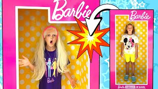 Волшебная Гигант коробка Барби! Как Амелька стала куклой Barbie!