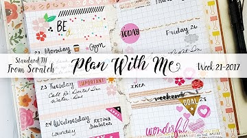 Week 21-2017 / Plan With Me "From Scratch" Traveler