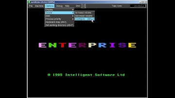 Enterprise 128 Emulator: ep128emu