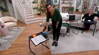 TableMate II Multi-Purpose Adjustable Folding Table on QVC