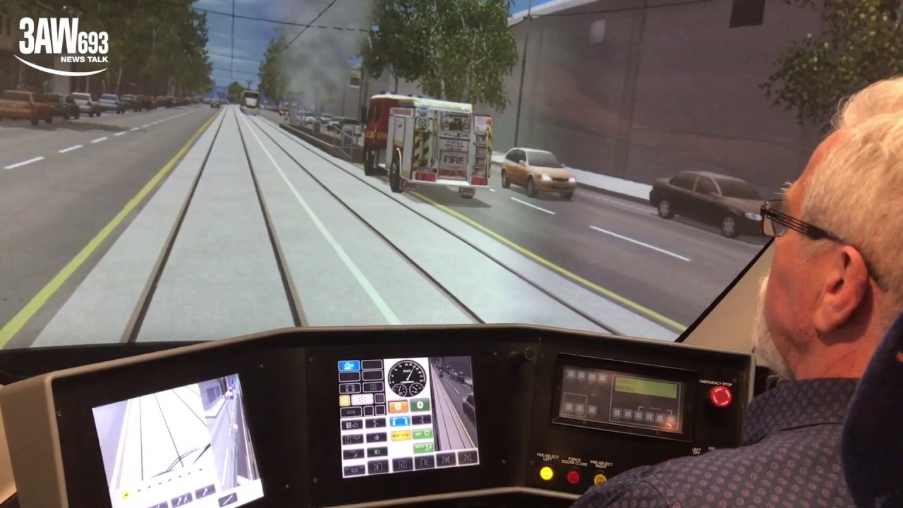 Neil Mitchell Learns To Drive A Tram!