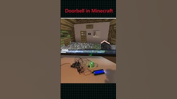 I have built a "Real" doorbell in Minecraft | Arduino Project