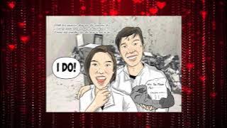 Couple Caricature Love Album- Adam Chua | Caricaturist.sg