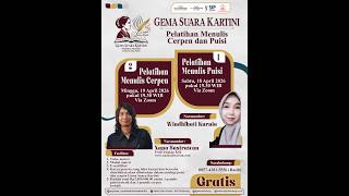 GEMA SUARA KARTINI PELATIHAN MENULIS CERPEN DAN PUISI (CERPEN)
