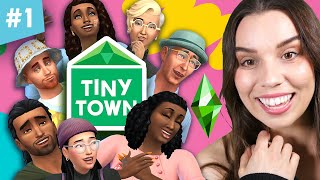 Starting The Sims 4 TINY TOWN Challenge 🏠💙 Blue #1 by Deligracy 395,089 views 2 months ago 28 minutes