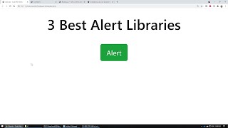 3 Best Alert Libraries - Code With Mark