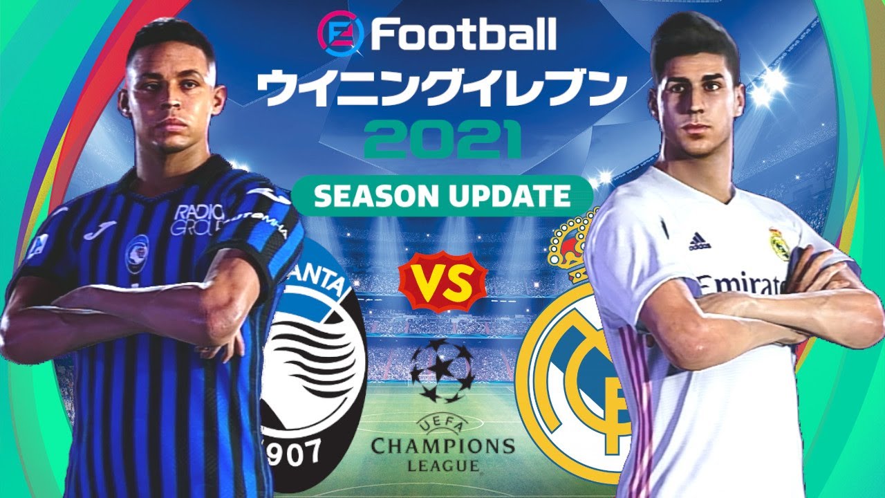 21 Uefa Cl ベスト16 1 2 アタランタ対レアルマドリード 戦のスタメンでもう一回 ウイイレ21シュミレーター Youtube