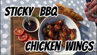 Episode 11: CROWD PLEASING BBQ STICKY CHICKEN WINGS. #chickenwings #bbqwings #bbqchickenwings