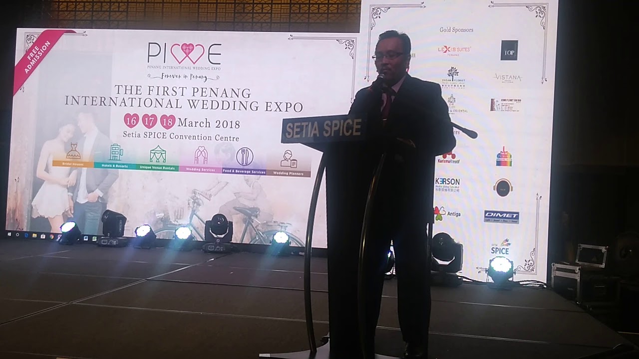 Wedding Expo Penang International 2018 with Emcee Hasrul