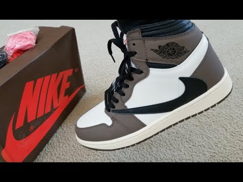 I Bought A $56 Fake Nike x Travis Scott Jordan 1 High Retro OG + On ...