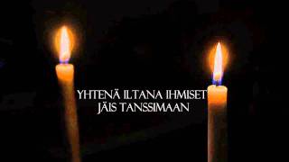 Video thumbnail of "Sara - Yhtenä Iltana Lyrics"