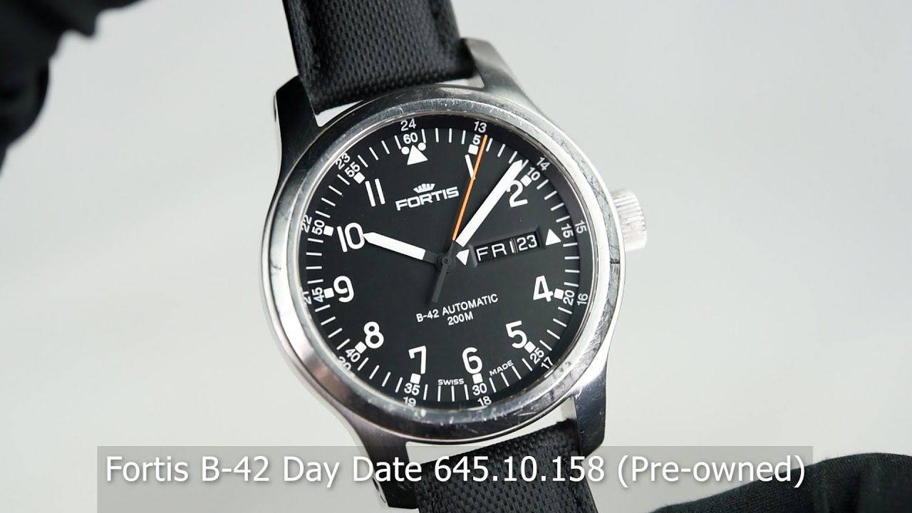 Fortis B-42 Day Date 645.10.158 (Pre-owned) - YouTube
