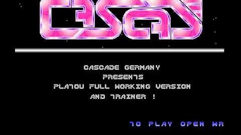 Cascade - Platou Intro - Amiga Demo