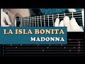 LA ISLA BONITA Madonna Fingerstyle Guitar Cover With TABS !!!