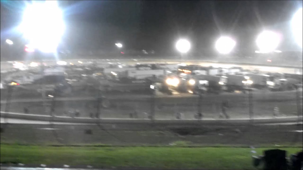 Kyle Larson 2012 4Crown Crash/Eldora Speedway YouTube