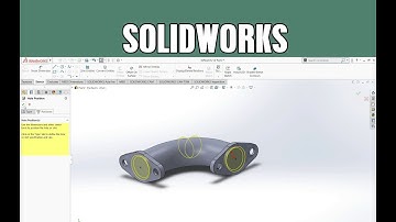 Solidworks beginners tutorial #5 | Flange Elbow