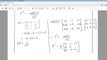 ECE, ESLA, 18EC44, Module 5, Diaggonalization 1