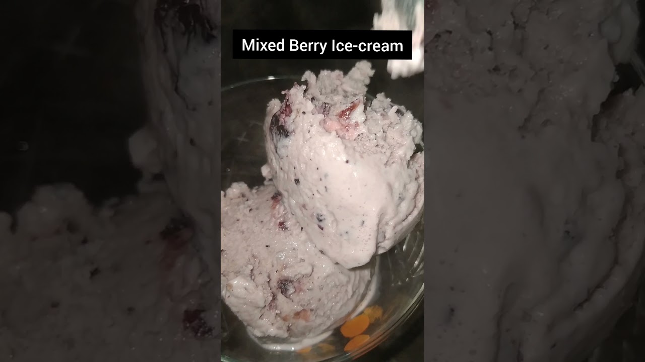 Mixed Berry Ice-cream 
