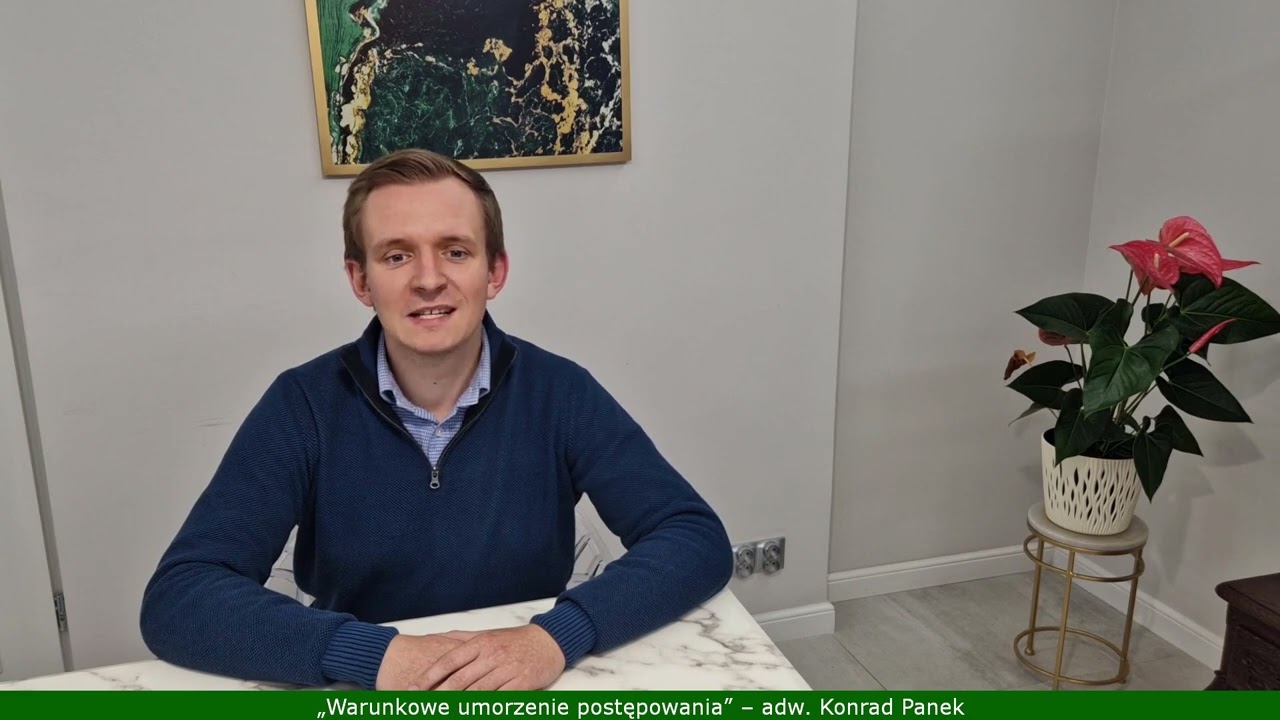 Film edukacyjny dotyczący warunkowego umorzenia postępowania