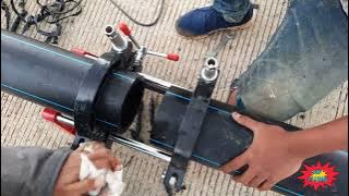 Pemasangan Pipa HDPE Dengan Alat manual