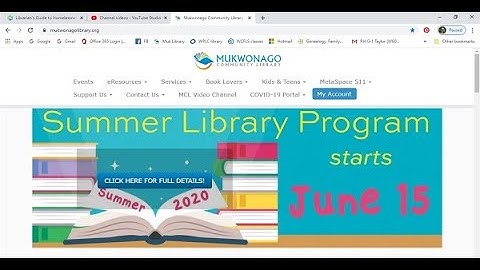 Summer Reading Program Registration tutorial