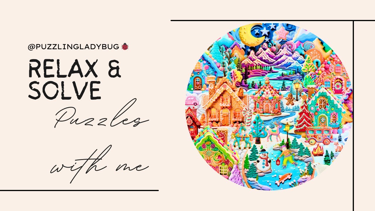 Colorful Cookietown Made My Eyes Cross | 2000 Piece Puzzle Time Lapse