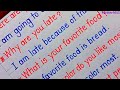 How to learn english in easy way | Handwriting sudhar | 1 page english writing practice #calligraphy