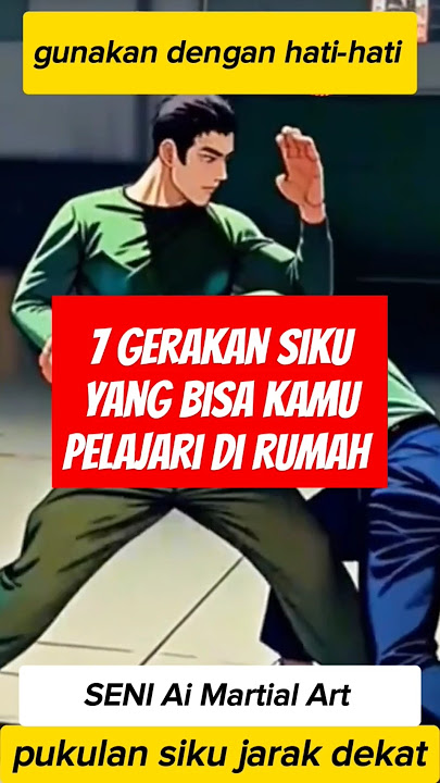 Belajar bela diri Ai_7 teknik siku untuk jaga diri.#shorts #street martial arts