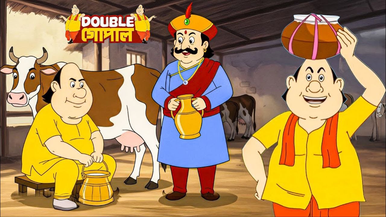 রাজা এবং গোপাল মিলে শুরু করল দুধের ব্যবসা। || Gopal Bhar || New Episode ||