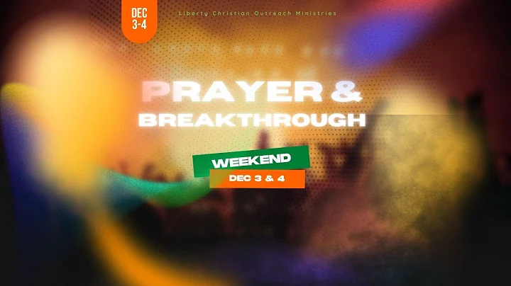 Prayer and Breakthrough | Dec. 3rd, 2022 | Apostle...