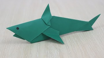 How to Make an Origami Shark step by step - Paper Shark Making - Shark Crafts