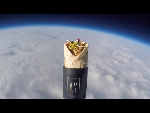 Kebab Gets Launched Into Space In World's First - Kebab Gets Launched Into Space In World's First