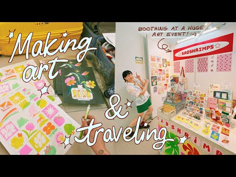 A Week In The Life Of A Traveling Artist ☺ | Kl, Malaysia Vlog