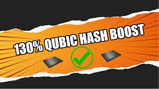 130% CPU Hash Boost On QUBIC!!