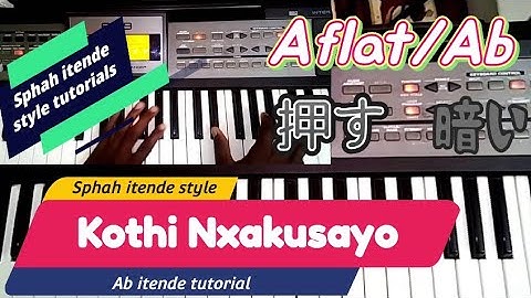kothi Nxakusayo | Aflat itende tutorial | how to play Kathi Nxakusayo itende Aflat