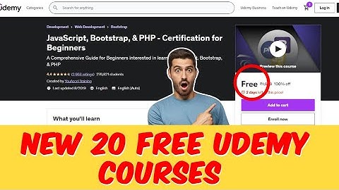 GET NEW FREE UDEMY COURSES WITH CERTIFICATE | FREE ONLINE UDEMY ALL COURSE | FREE PROGRAMING COURSES