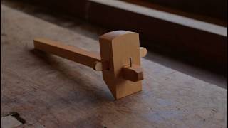 How to make a marking gauge using only hand tools.