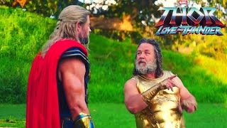 Zeus teaches Thor to use Thunderbolt - Zeus is a Father Figure - Thor Love and Thunder Deleted Scene