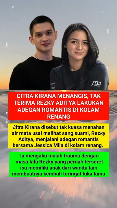 Citra Kirana Tak Terima Rezky Aditya Lakukan Adegan Romantis di Kolam Renang #shorts #shortvideo