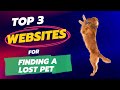 Best websites for finding a lost pet