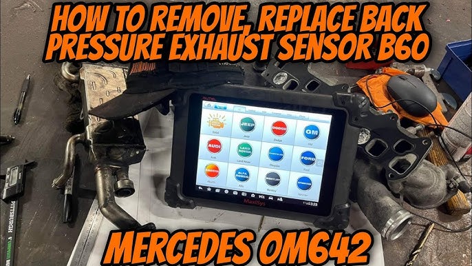 Mercedes Exhaust Back Pressure Sensor Replacement