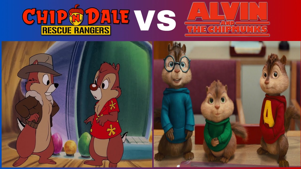 Alvin and the chipmunks and chip and dale