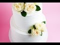 White Frosted Wedding Cake Tutorial- Rosie's Dessert Spot