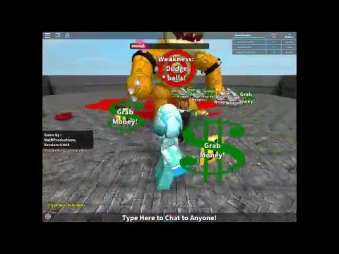 Roblox Boss Battle Minigames Bowser S Dodge Ball Blast Youtube - roblox what in bowser