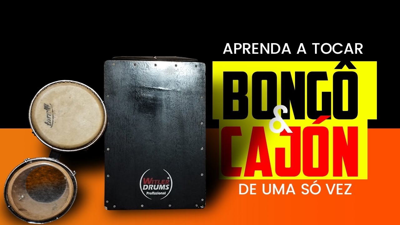 Como Tocar Cajon e Bongô ao mesmo tempo (Ritmo Arrocha) YouTube