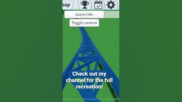 Thumbnail of Recreation of millennium force in #themeparktycoon2