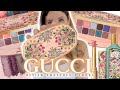 GUCCI GORGEOUS FLORA EYESHADOW PALETTE REVIEW SWATCHES 3 LOOKS  GUCCI GORGEOUS FLORA JASMINE PERFUME