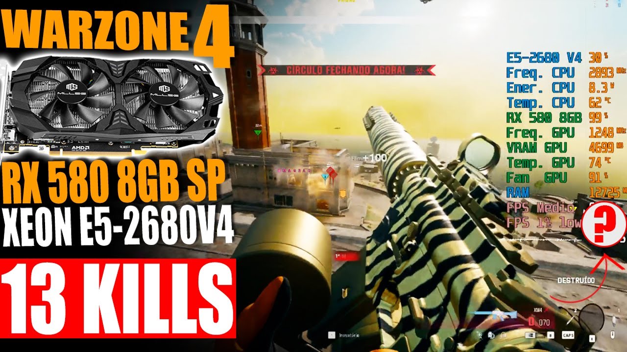 WARZONE 4 | E5 2680 V4 + RX 580 8GB 2048 SP | MLLSE | BO6 | XEON E5 ...