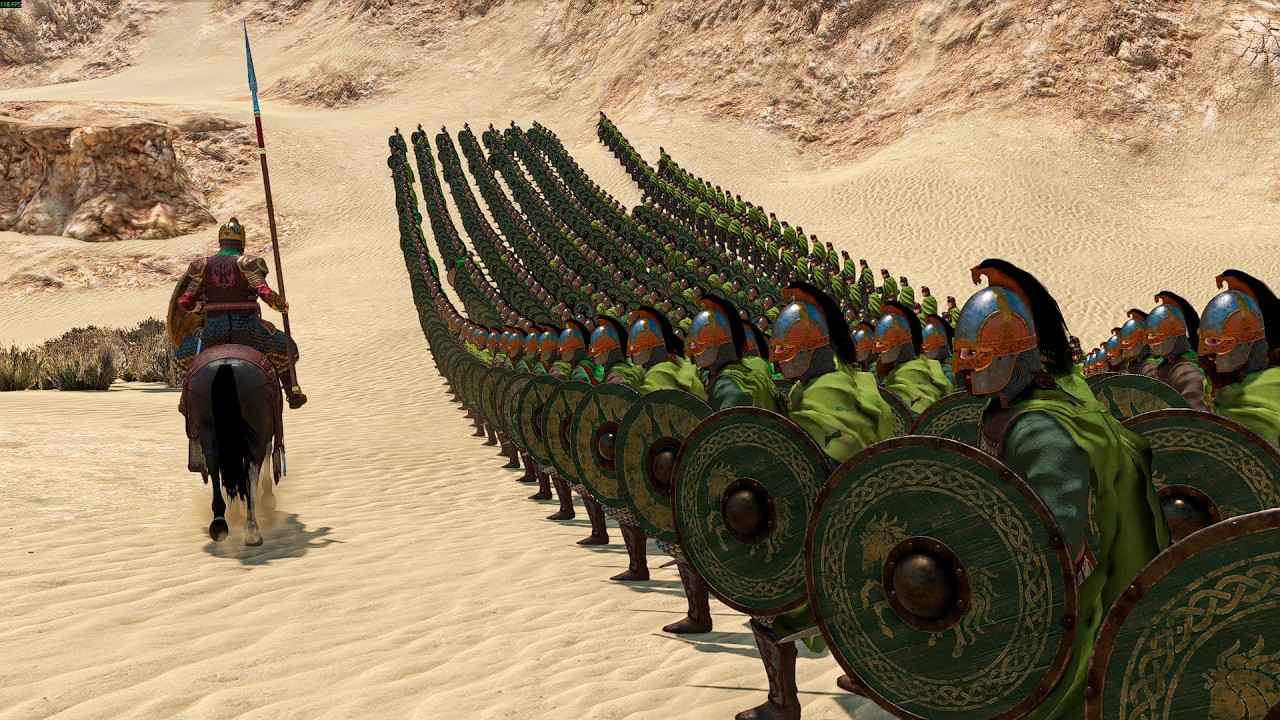 Orcs Attacking Rohan 1000 Rohan Infantry Against 1000 Isengard Orcs in the Desert — Balance ...
